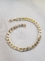 Pulseira Grumet Banhada Ouro 18K (24cm) - comprar online