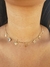 Choker com Pingentes Variado Banhada Ouro 18K (35cm) - comprar online