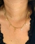 Choker Cruz Banhado Ouro 18K (35cm)+5 Extensor - comprar online