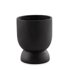 Cachepot em Cimento Preto M - BENN