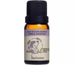 Blend Óleos Essenciais Pets Medo e Ansiedade 10ml - Via Aroma - comprar online