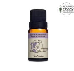 Blend Óleos Essenciais Pets Medo e Ansiedade 10ml - Via Aroma