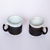 Set x4 Tazas de Gres Negro y Crudo - comprar online