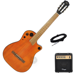 Guitarra Electro Criolla Clasica Media Caja Elite Amplificador Cd - tienda online