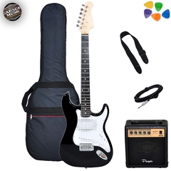 Guitarra Eléctrica Stratocaster Strato Amplificador G10w Cd en internet