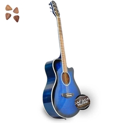 Guitarra Electro Acustica Parquer Gac109mcbl Funda Cable Pua - comprar online