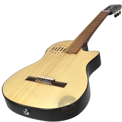 Imagen de Guitarra Electro Criolla Clasica Tipo Godin Amplificador Cd