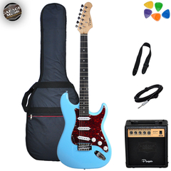 Guitarra Eléctrica Stratocaster Strato Amplificador G10w Cd - Garage Music