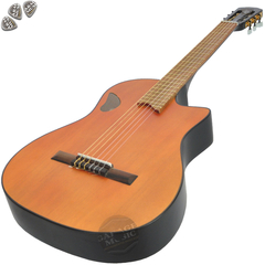 Guitarra Electro Criolla Media Caja Corte Amplificador G10 - tienda online