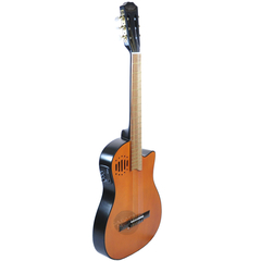 Guitarra Electro Criolla Clasica Tipo Godin Media Caja Cable - tienda online