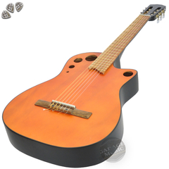 Guitarra Electro Criolla Clasica Media Caja Elite Funda Cd - tienda online