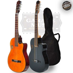 Guitarra Criolla Media 1/2 Caja Tapa Ciega Boca Cuerda Curso - tienda online