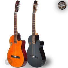 Guitarra Criolla Media 1/2 Caja Tapa Ciega Boca Cuerda Curso - comprar online