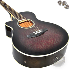 Guitarra Electro Acustica Zurda Gac109rb Amplificador G10