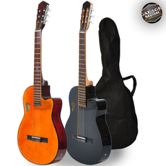Guitarra Electro Criolla Media Caja Corte Boca Superior Cd en internet