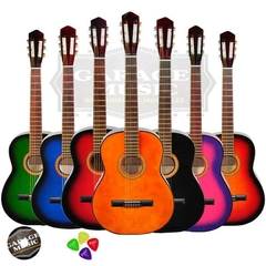 Guitarra Electro Criolla Funda Acolchada Amplificador 10w Cd - comprar online