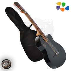 Imagen de Guitarra Criolla Media 1/2 Caja Tapa Ciega Boca Cuerda Curso