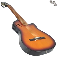 Guitarra Electro Criolla Clasica Tipo Godin Amplificador Cd - Garage Music