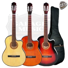 Guitarra Electro Criolla Corte Amplificador Funda Acolchada - tienda online