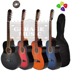 Imagen de Guitarra Electro Criolla Corte Amplificador G10w Cable Funda