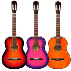 Guitarra Electro Criolla Clasica Mediana 3/4 Funda Acolchada - tienda online