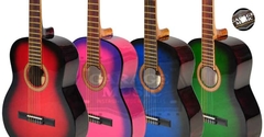 Guitarra Electro Criolla Clasica Mediana 3/4 Funda Acolchada - comprar online