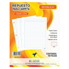 HOJA CARPETA PINOS TC 100H RAY