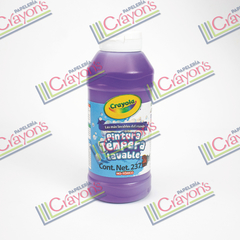 PINTURA CRAYOLA TEMPERA 237 ML VIOLETA