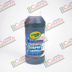 PINTURA CRAYOLA TEMPERA 237 ML NEGRO