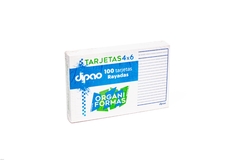 TARJETA BIBLIO DIPAO 4X6 RAY