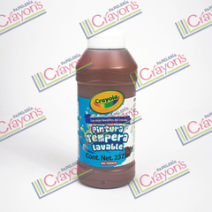 PINTURA CRAYOLA TEMPERA 237 ML CAFE