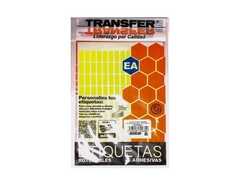 ETIQUETA TRANSFER 00820 AMARILLO