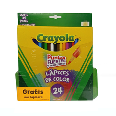 COLORES CRAYOLA 24PZS LAPICERA