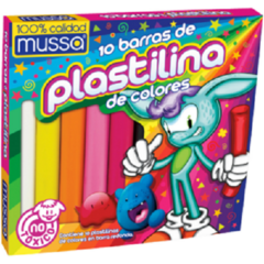 PLASTILINA MUSSA 10PZS