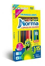 COLORES NORMA TRI 15PZS