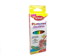 PLUMONES ESCOLAR VINCI 6PZS