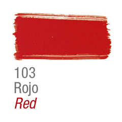 ACRILEX 103 ROJO FLUORESCENTE