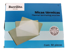 MICA TERMICA BARRILITO 65X110MM 100PZS