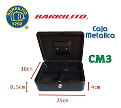 CAJA MET BARRILITO CM3