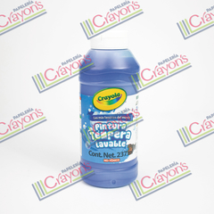 PINTURA CRAYOLA TEMPERA 237 ML AZUL