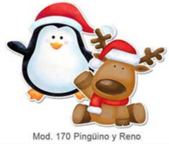 ADORNO FIGURA PINGU RENO