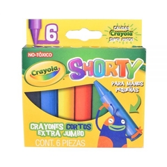 CRAYONES CRAYOLA SHORTY 6PZS