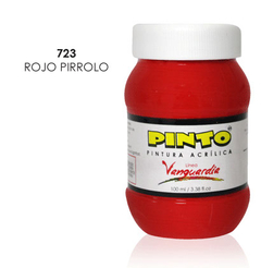 PINTURA ACR PINTO 100ML 722 ROJ