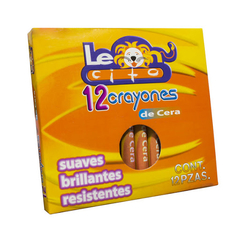 CRAYONES LEONCITO DELG 12PZS