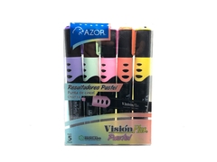 MARCATEXTOS VISION PLUS PASTEL 5PZS