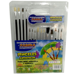 SET PINCELES ARTISTICOS PASCUA 15PZS