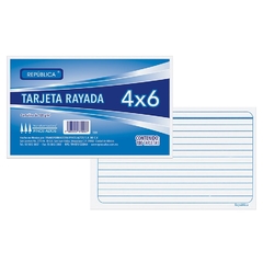 TARJETA BIBLIO PINOS 4X6 RAY