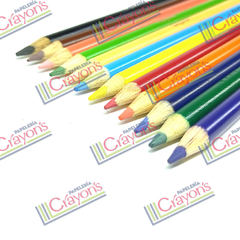 COLORES CRAYOLA 12 PIEZAS + CRAYONES - Papeleria Crayons