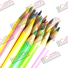 COLORES CRAYOLA BICOLOR 24 PIEZAS