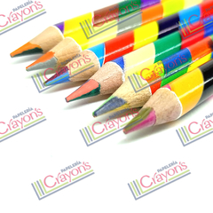 COLORES KIUT MULTICOLOR 6 PIEZAS - Papeleria Crayons